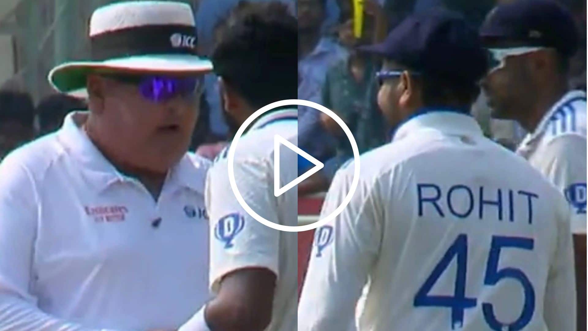 [Watch] 'What Do You Think?' - Rohit Sharma Teases Umpire Over A Review; Leaves Commentators In Splits